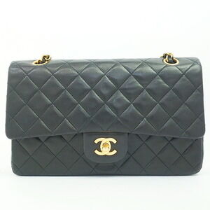 Chanel Double Flap Chain Shoulder Bag Matelasse